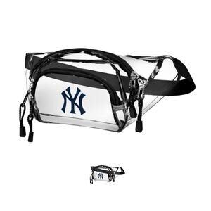 The Northwest MLB NY Yankees Clear Belt Bag Fanny Pack most stadiums approved
